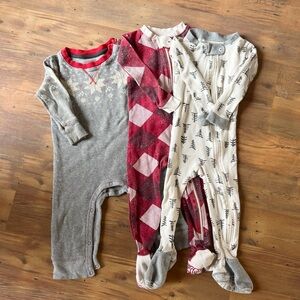 Burt’s Bees Baby Organic Cotton One Piece Footie Sleep and Play Romper 12 Months